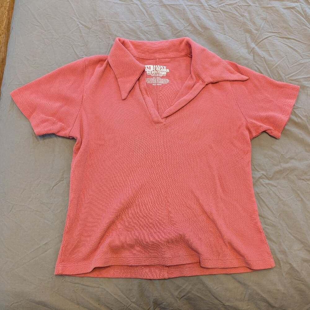 NWOT MSS Fisherman Polo in Raspberry Sorbet